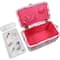 SINGER® Large Flamingo Print Sewing Basket with Matching Pouch Sew Kit